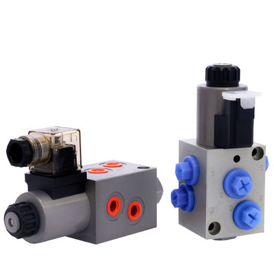 Desligado válvula de controlo de solenoide 6 caminho 2 posição válvula hidráulica elétrica