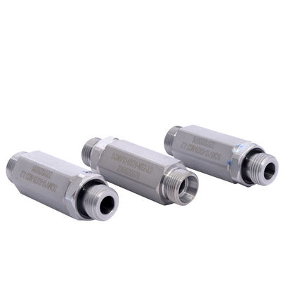 Válvula de fluxo hidráulica solenoide Válvula de controle de fluxo tubular roscada Válvula de aceleração