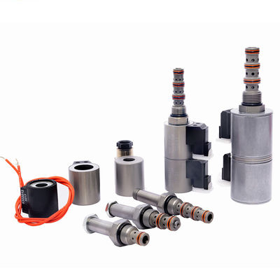 Plug In 5 Port 3 Way Solenoide Valve Hidráulica 12V / 24V Com Conector Duplo