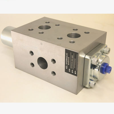 Válvula de Manifold de Solenoide Elétrico Bloco de Manifold Hidráulico de Aço Padrão