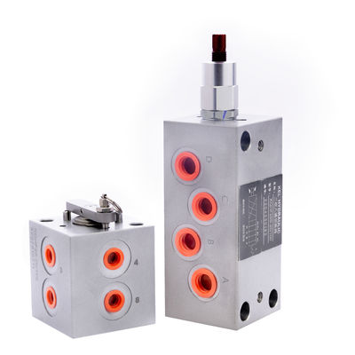 8 Direção 2 Posição válvula solenoide hidráulica Material do corpo de aço elétrico