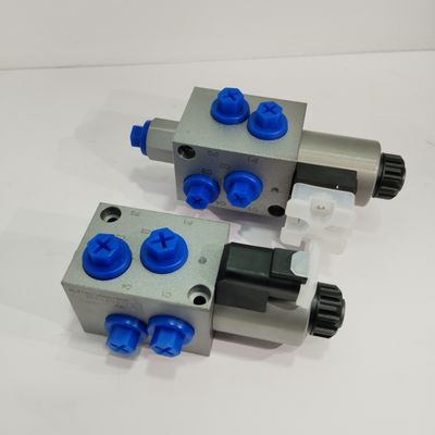 Válvula de solenoide hidráulica elétrica ON OFF 2 Posição 6 Way Corpo de ferro de aço