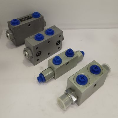 Válvulas de retenção de duplo cartucho com piloto Válvula de retenção de tipo flange hidráulico