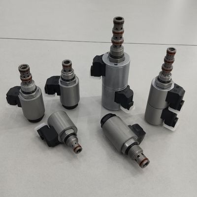 Válvula de solenoide industrial de 4 portas cartucho Válvula hidráulica eletromagnética