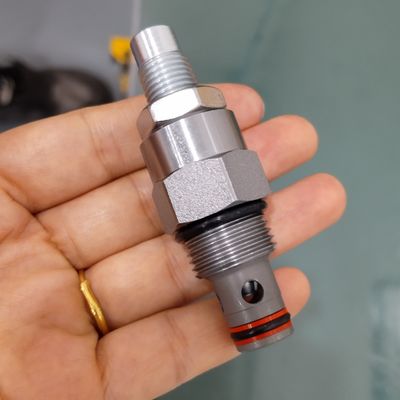Válvula de segurança hidráulica personalizada com válvula de alívio de pressão hexagonal ou ajustável