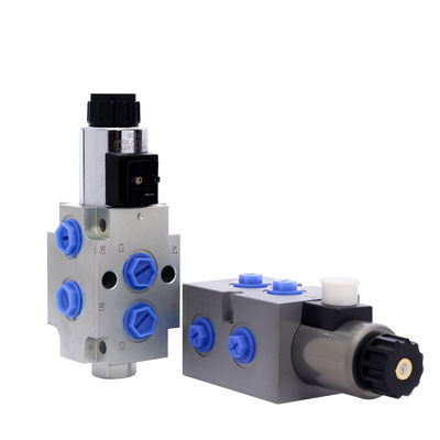 Desligado válvula de controlo de solenoide 6 caminho 2 posição válvula hidráulica elétrica