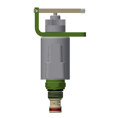 válvula hidráulica personalizada 60L de fluxo válvula solenoide proporcional com taxa de fluxo ajustável