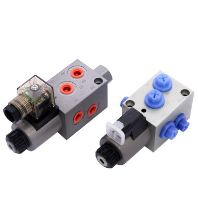 Válvula de controlo de solenoide de elevada eficiência 6 vias 2 posição Válvula hidráulica elétrica